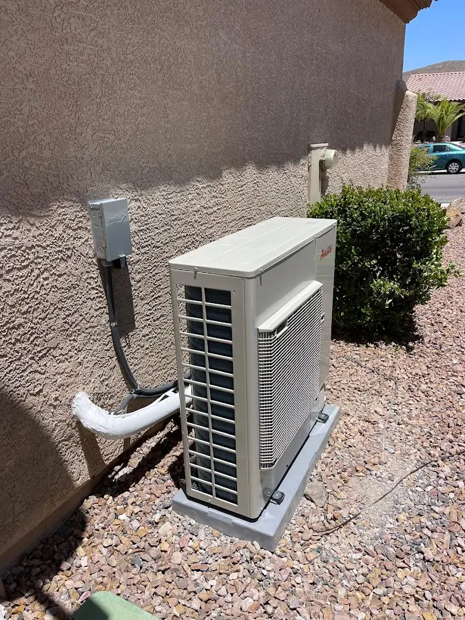 Residential air conditioning condenser unit in Cocoa Beach